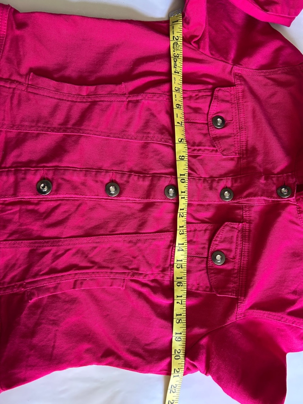 Pink Button-Front Spring Jacket - Picture 9 of 10